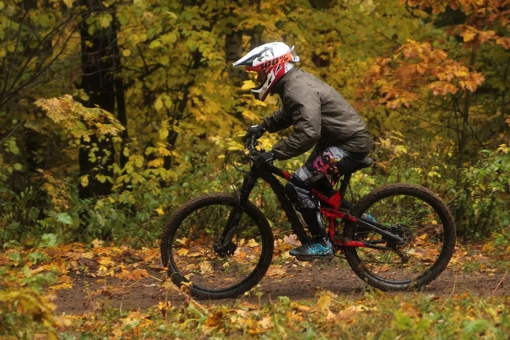 Rouler en forêt sur des sentiers balisés pour tous